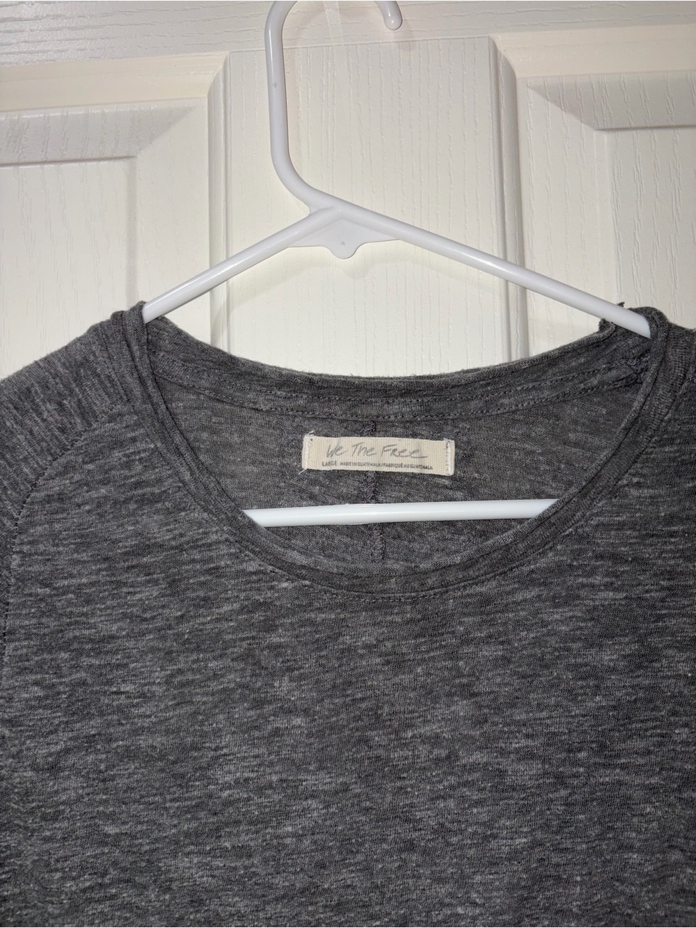 We The Free Heather Gray Long Sleeve Top - Picture 5 of 7
